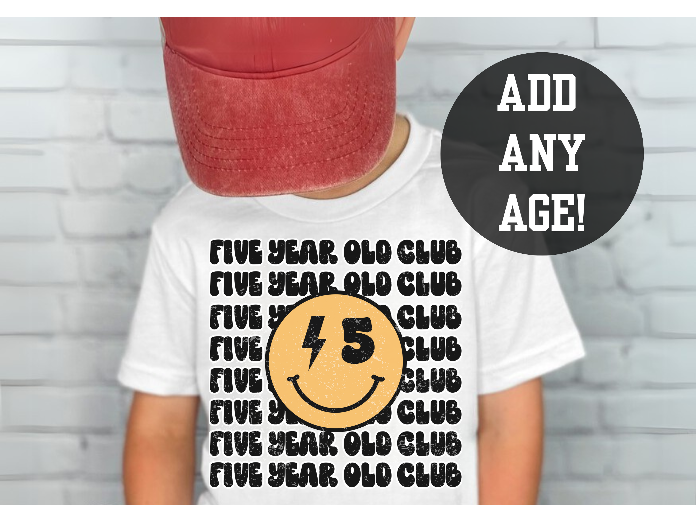 Custom Birthday Years Old Club Top
