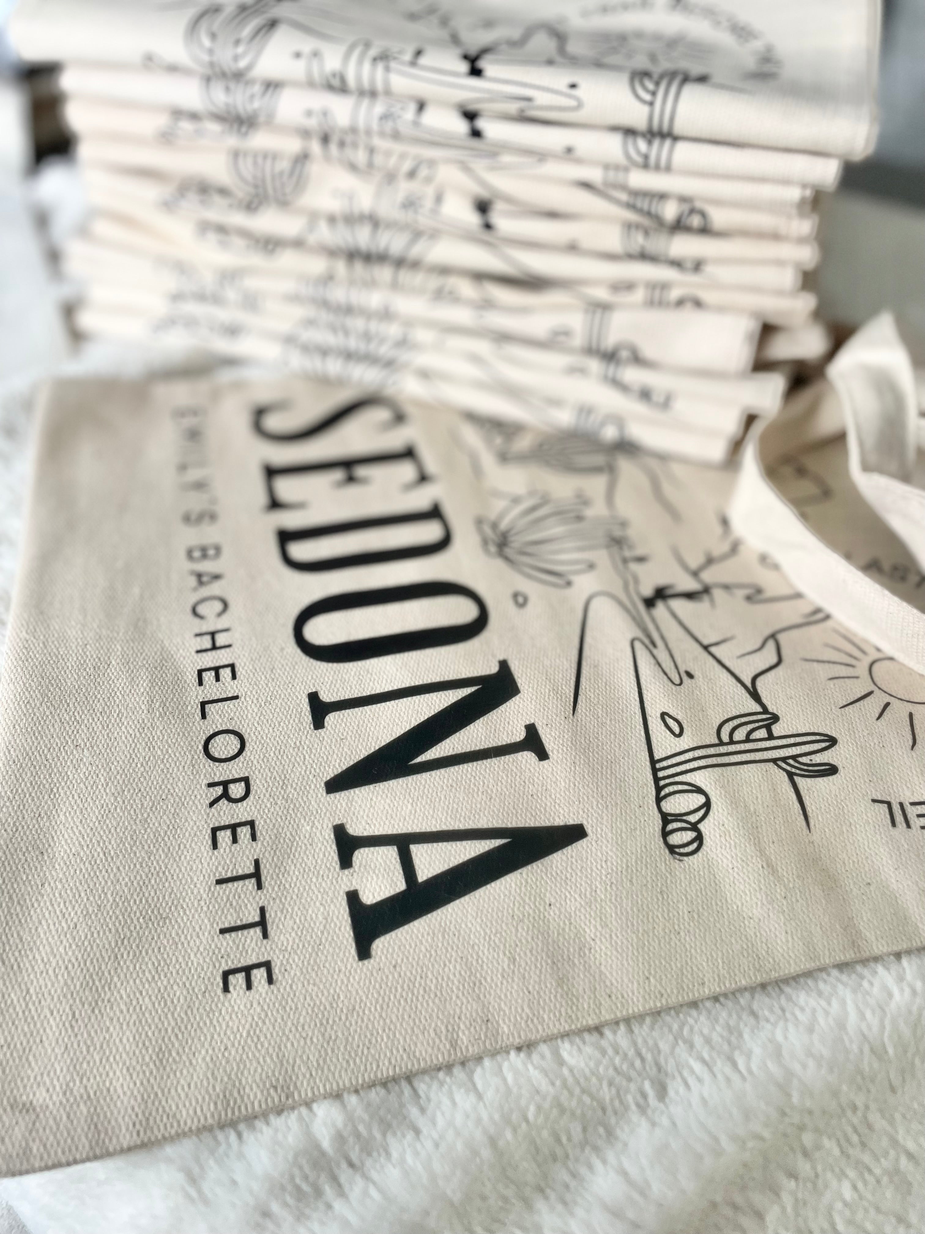 Sedona Arizona Bridesmaid Gift Tote Bags