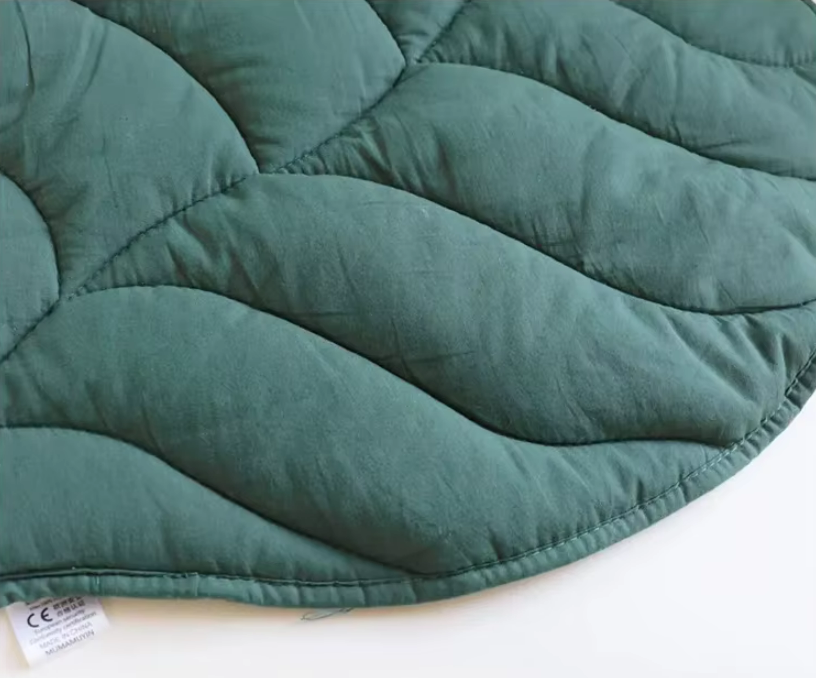 Leaf Shape Baby Quilted Floor Play Mat