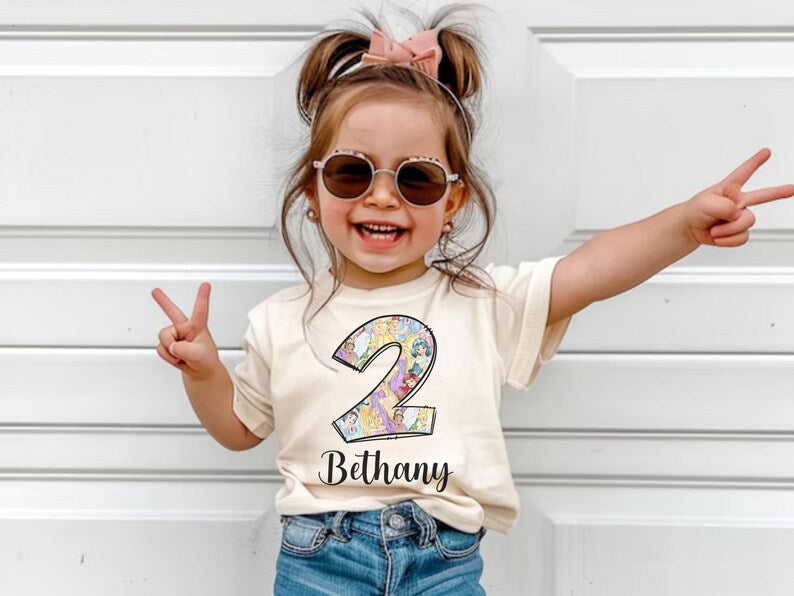 Personalized Princess Birthday Shirt