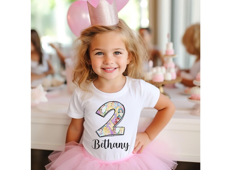 Personalized Princess Birthday Shirt