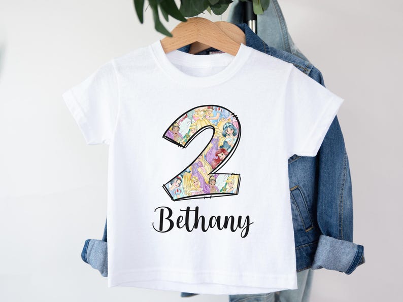 Personalized Princess Birthday Shirt
