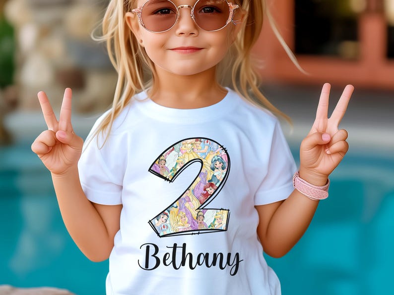 Personalized Princess Birthday Shirt