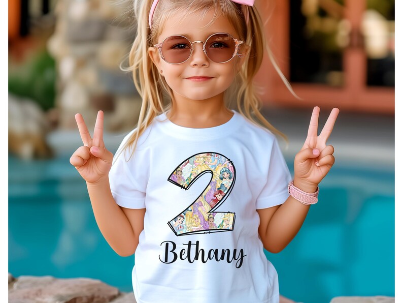 Personalized Princess Birthday Shirt