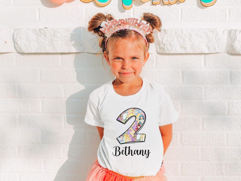 Personalized Princess Birthday Shirt