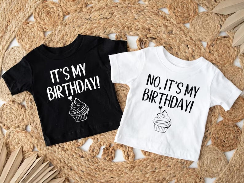 Twin Birthday Shirts It's My Birthday Matching