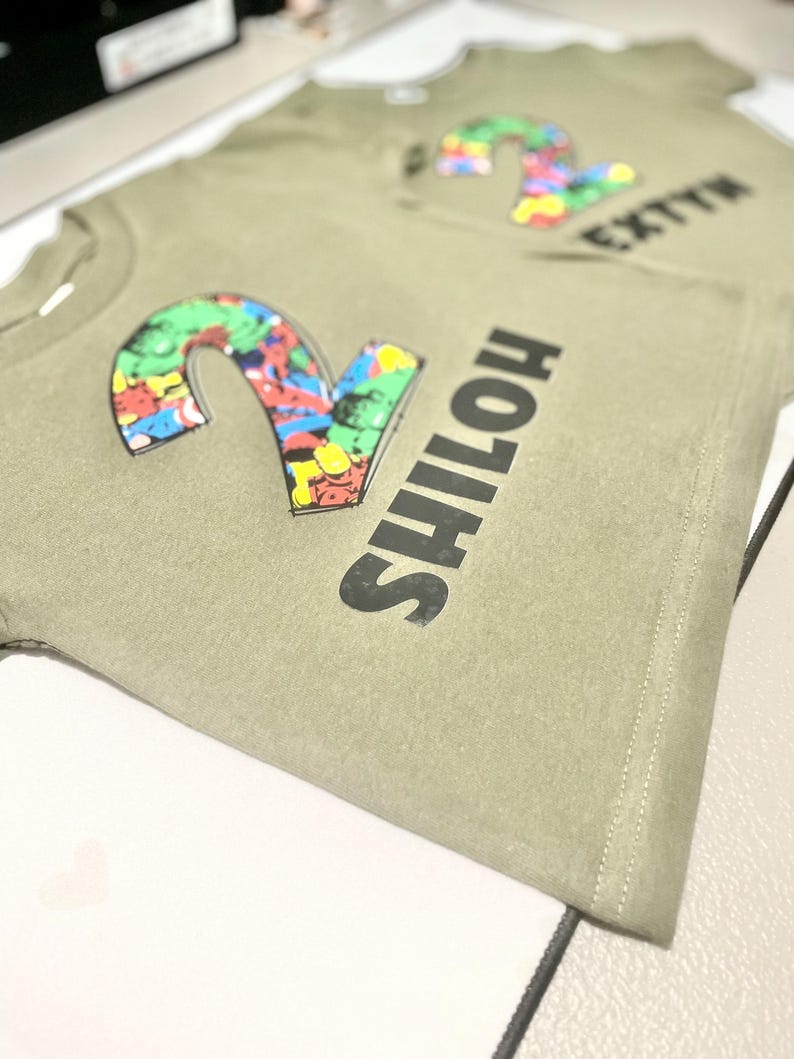 Personalized Superhero Birthday Shirt