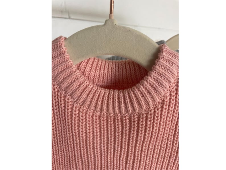 Chunky Knit Newborn Baby Sweater