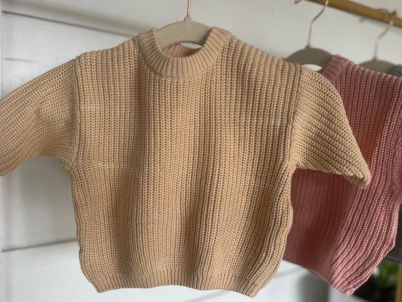 Chunky Knit Newborn Baby Sweater