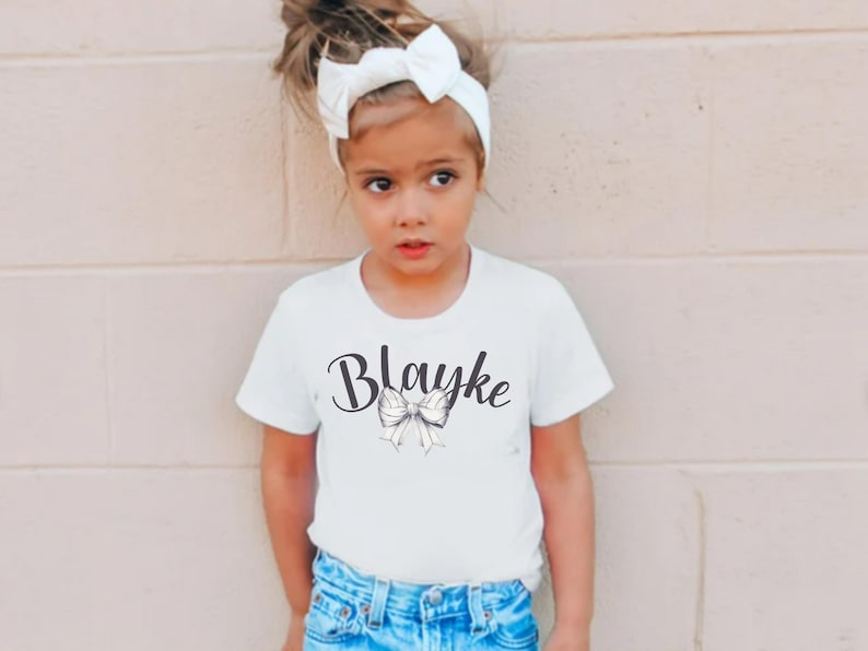 Custom Sports Name Girl T-Shirt