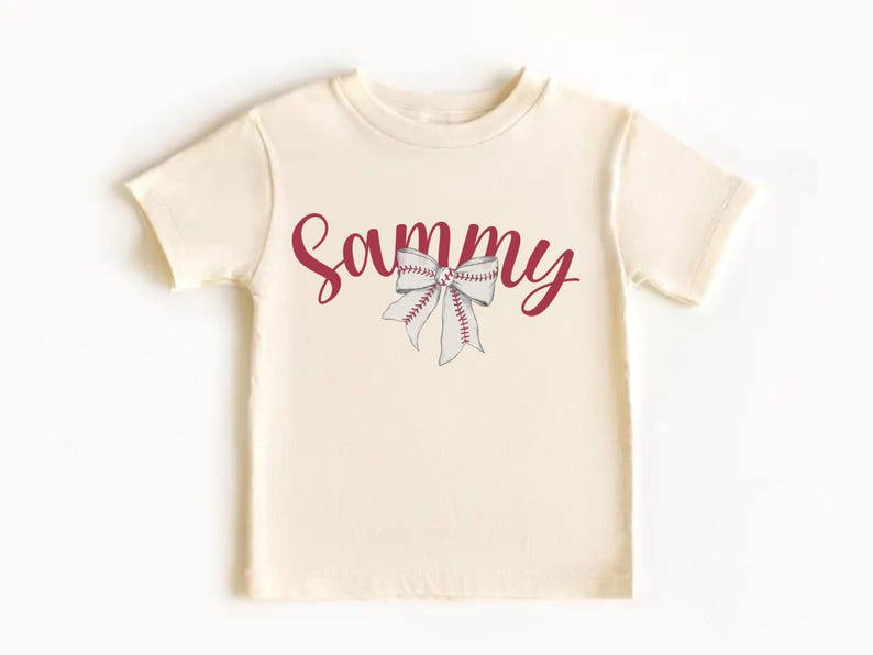 Custom Sports Name Girl T-Shirt