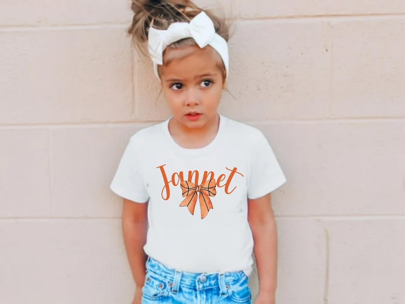 Custom Sports Name Girl T-Shirt