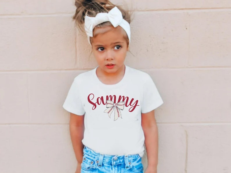 Custom Sports Name Girl T-Shirt