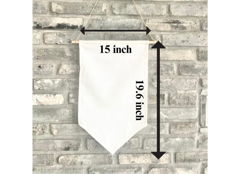 Personalized Text Canvas Wall Hanging