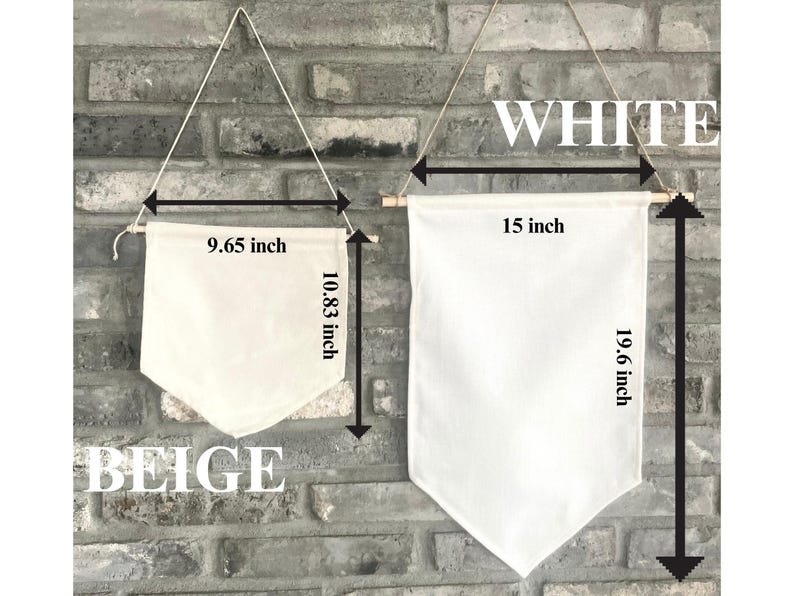 Personalized Text Canvas Wall Hanging