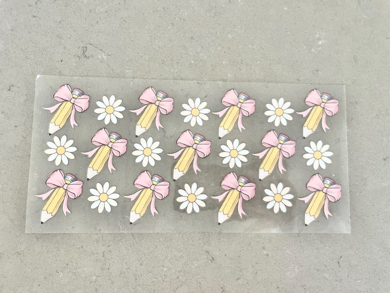 Floral Pencil Uv Wrap