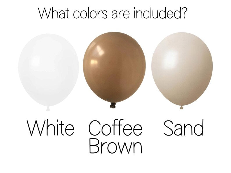 Boho Neutral Balloon Garland Kit