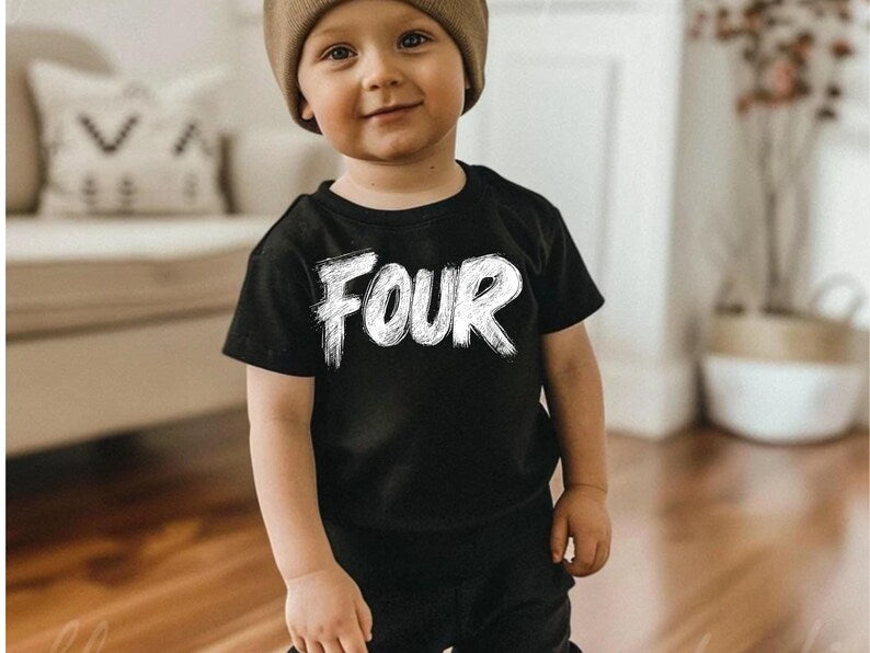 4th Birthday Shirt for Boys or Girls – Personalized 4 Year Old Outfit Gift Tee