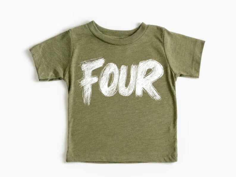 4th Birthday Shirt for Boys or Girls – Personalized 4 Year Old Outfit Gift Tee