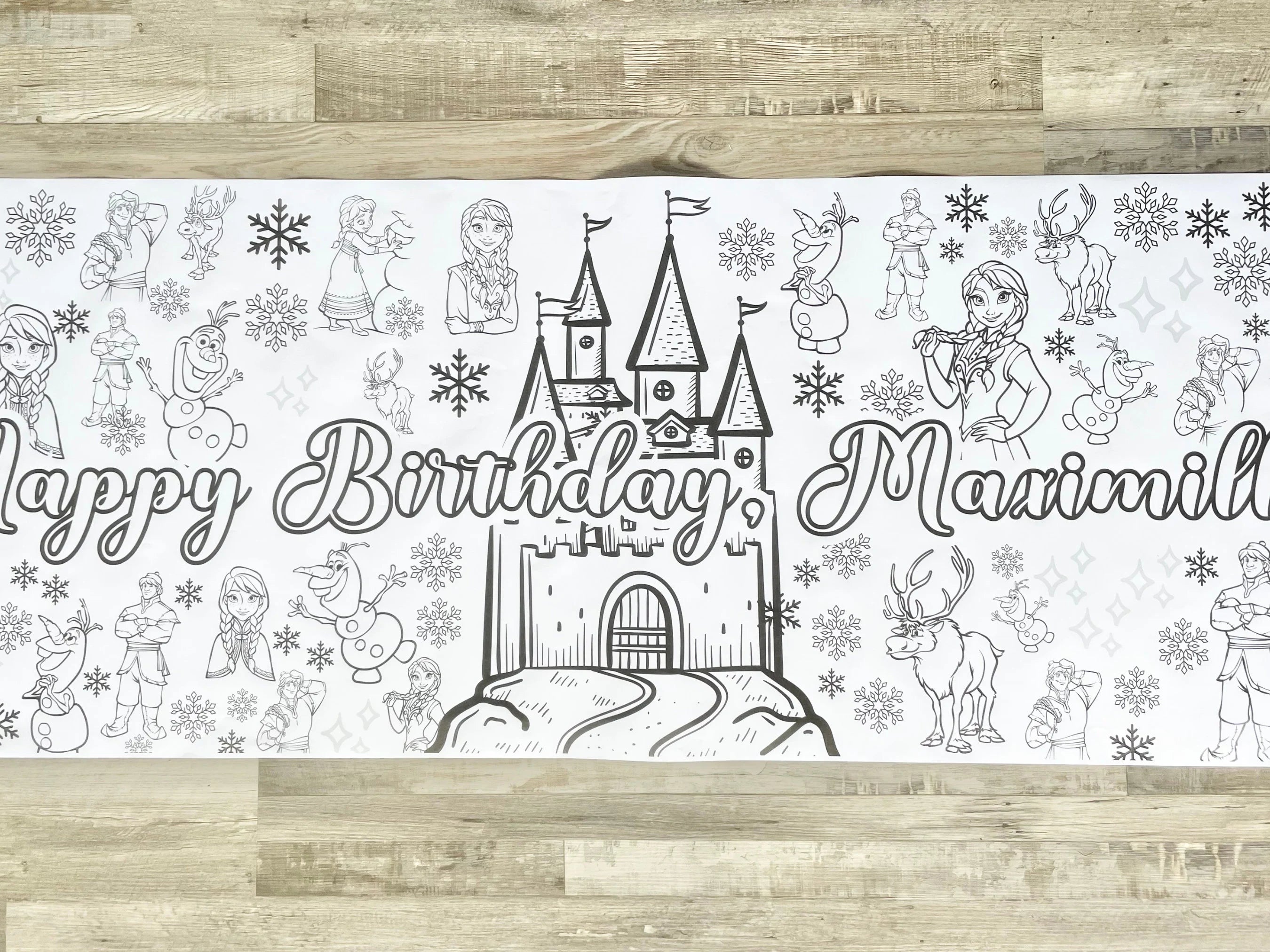 Personalize your own Coloring Banner