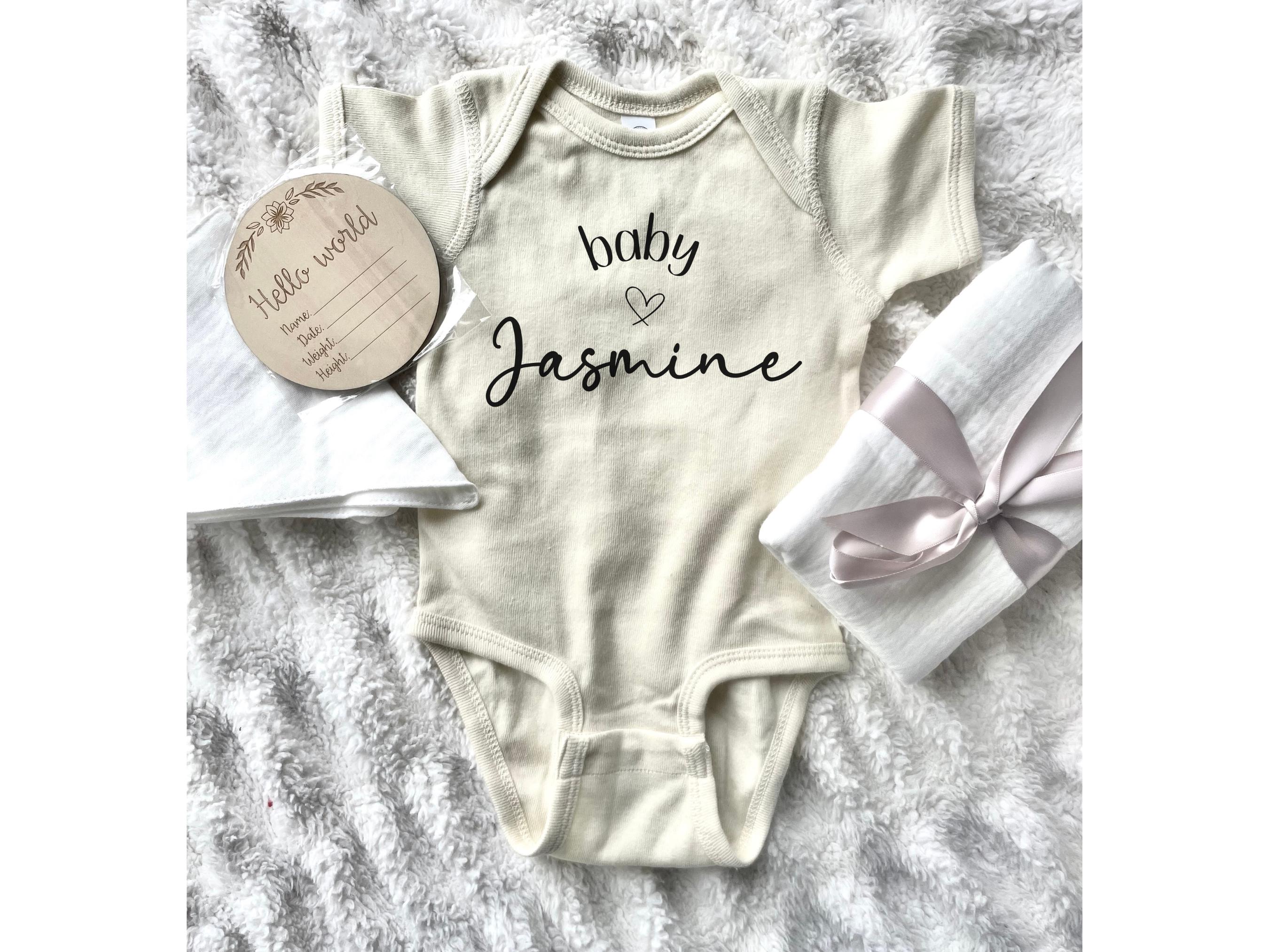 5 Piece Custom New Baby Boy Box Set Neutral