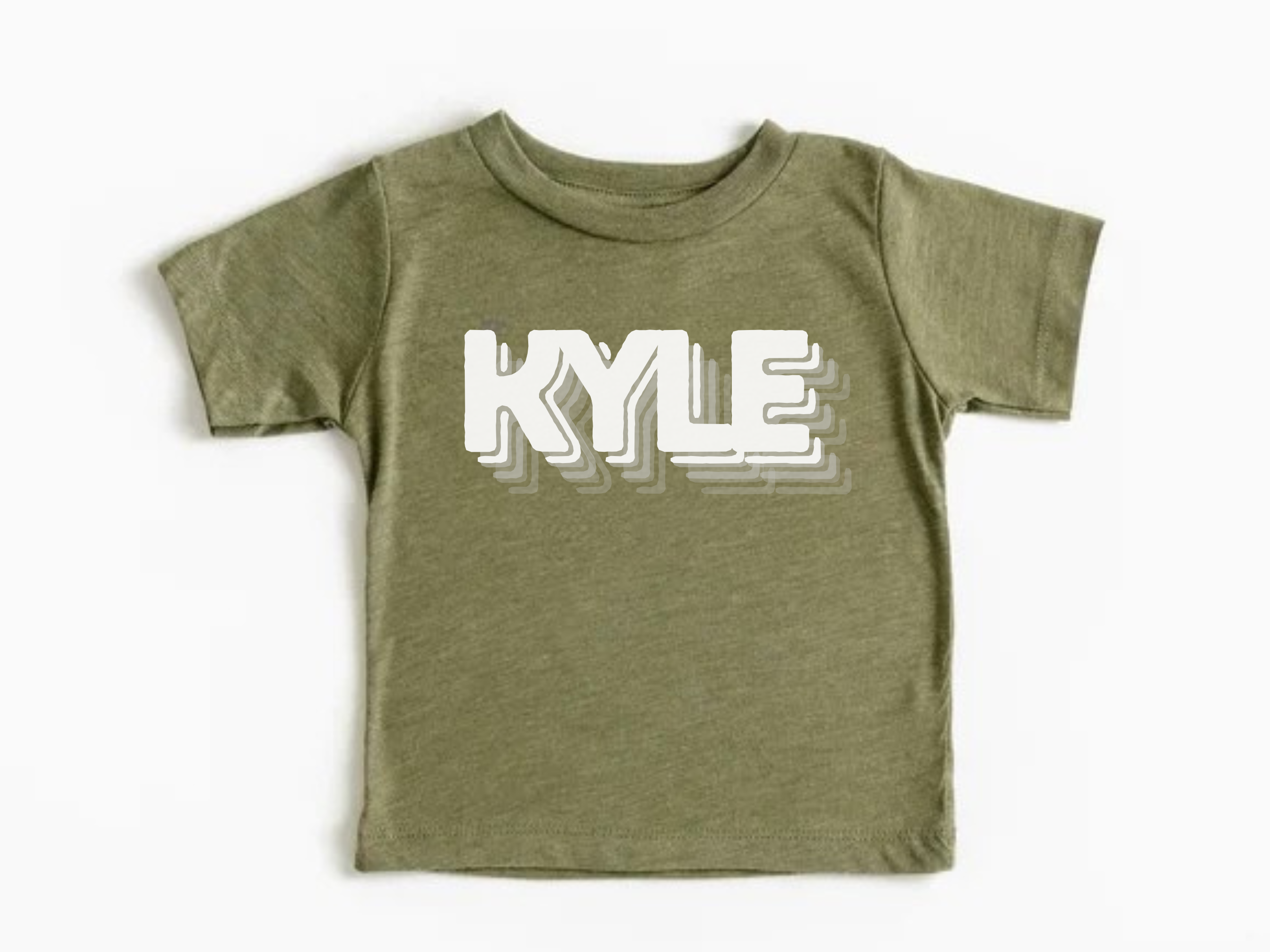 Personalized Boy Birthday Shirt Sage Green