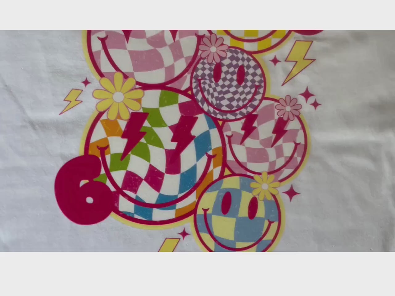 Custom Front and Back Retro Birthday Top