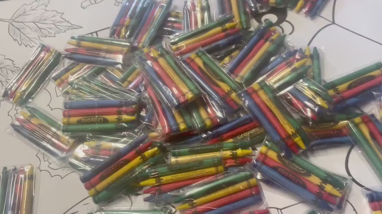 4-Pack Crayons - Party Favors & Coloring Fun